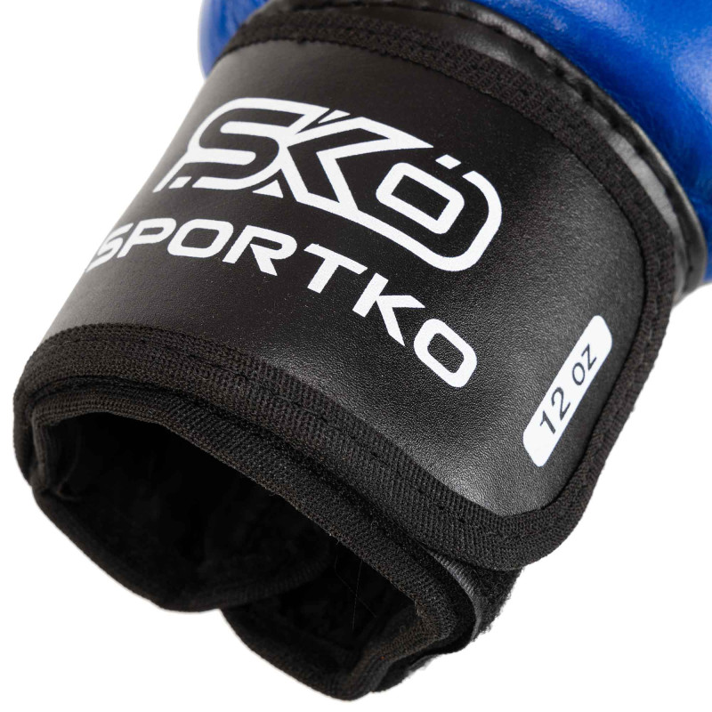 Боксерські рукавиці шкіряні професійні з печаткою ФБУ SPORTKO ПК1 SP-4705 10-12унцій кольори в асортименті