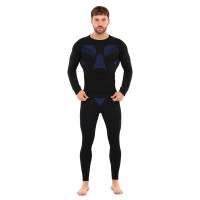 Комплект термобілизни для активного спорту SIBOTE ST-0484 S-L чорний