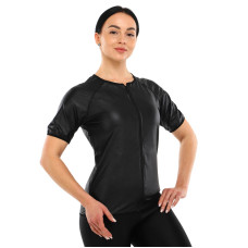 Кофта-сауна для схуднення жіноча HEATOUTFIT ST-2115 M-3XL чорний