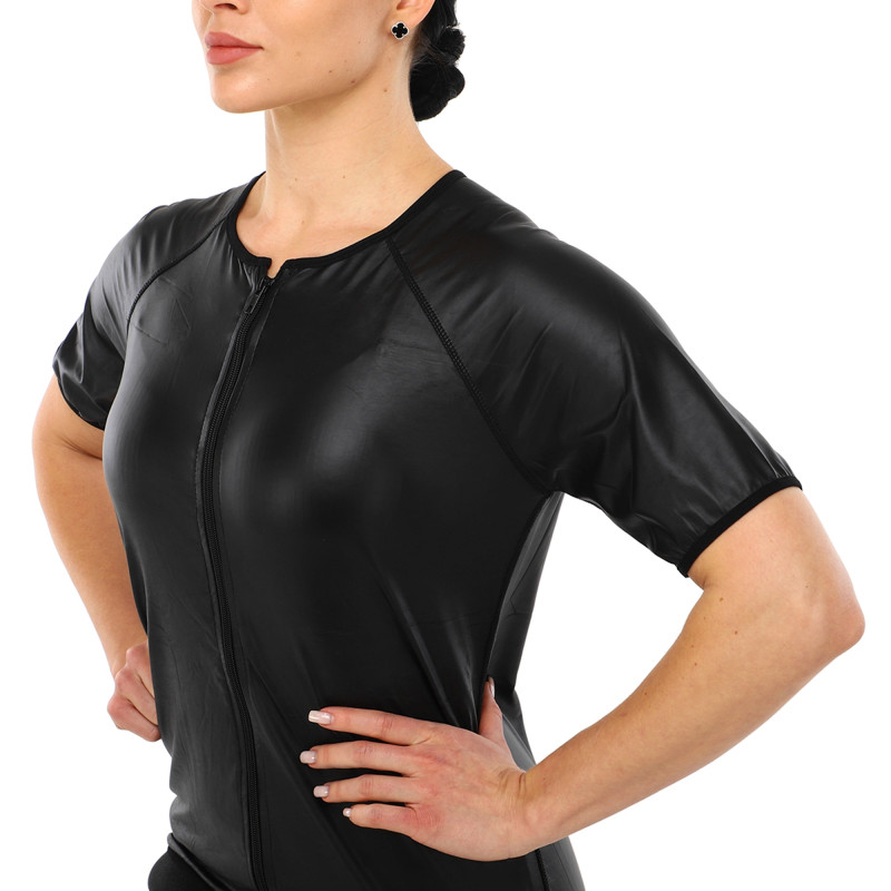 Кофта-сауна для схуднення жіноча HEATOUTFIT ST-2115 M-3XL чорний