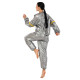 Костюм-сауна для схуднення SAUNA SUIT SIBOTE ST-2122 L-3XL сірий