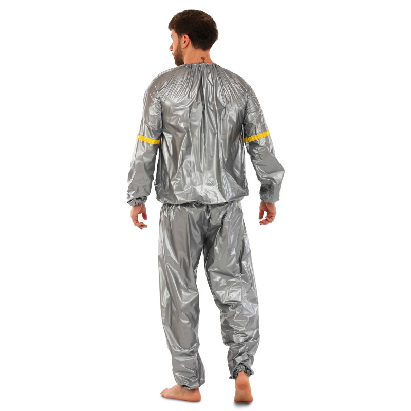Костюм-сауна для схуднення SAUNA SUIT SIBOTE ST-2122 L-3XL сірий