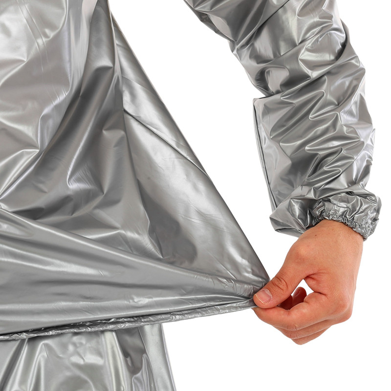 Костюм-сауна для схуднення SAUNA SUIT SIBOTE ST-2122 L-3XL сірий