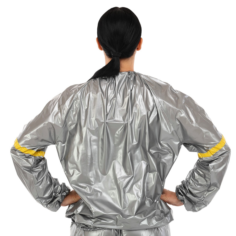 Костюм-сауна для схуднення SAUNA SUIT SIBOTE ST-2122 L-3XL сірий