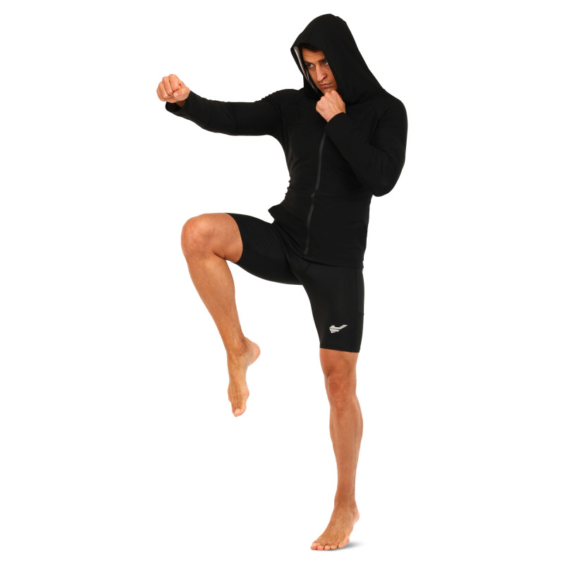 Кофта для схуднення з ефектом сауни HEATOUTFIT ST-2142 M-4XL чорний