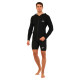 Кофта для схуднення з ефектом сауни HEATOUTFIT ST-2142 M-4XL чорний