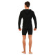 Кофта для схуднення з ефектом сауни HEATOUTFIT ST-2142 M-4XL чорний