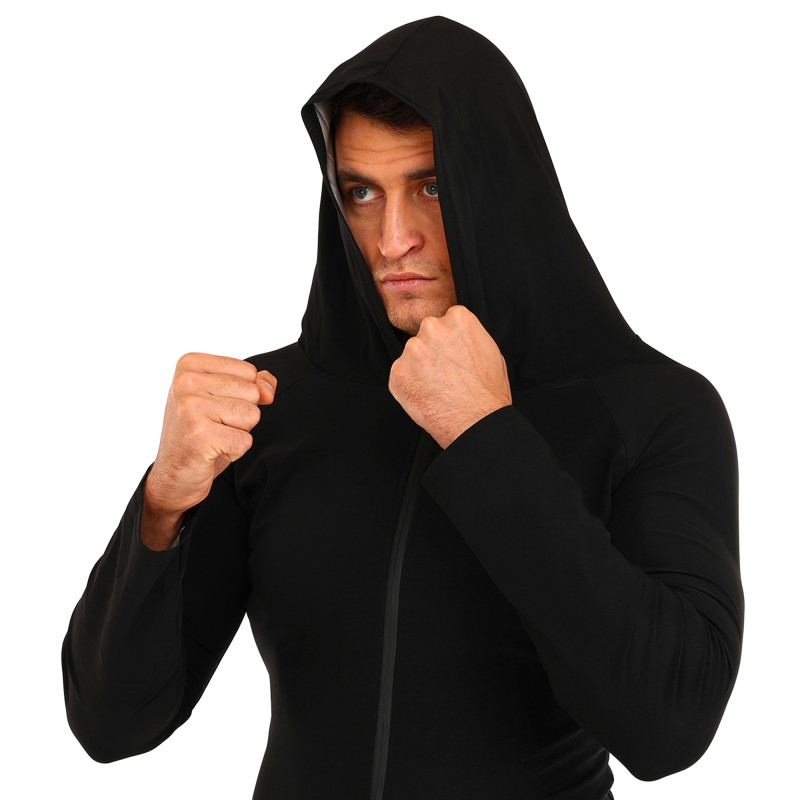 Кофта для схуднення з ефектом сауни HEATOUTFIT ST-2142 M-4XL чорний