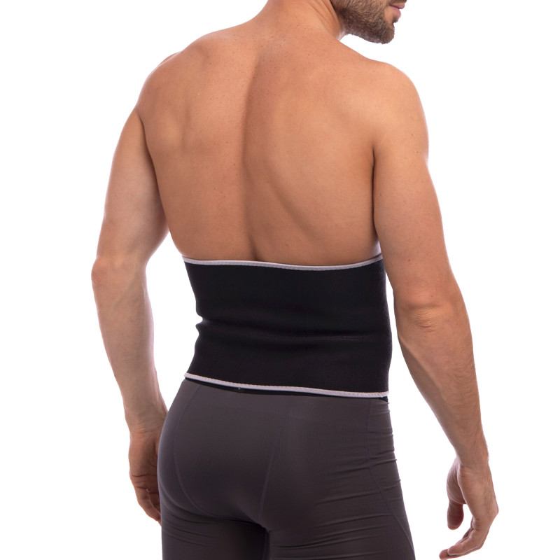 Пояс для схуднення з композитної тканини Nano Hot Silver HEATOUTFIT ST-2148-L розмір 110смх23смх3мм чорний