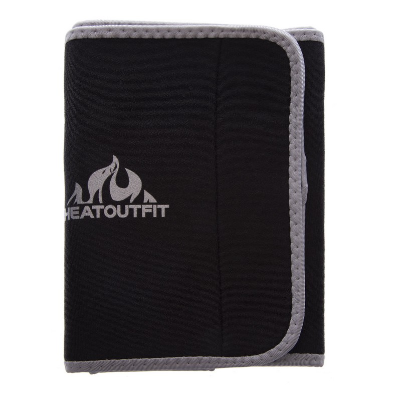 Пояс для схуднення з композитної тканини Nano Hot Silver HEATOUTFIT ST-2148-M розмір 100смх18смх3мм чорний