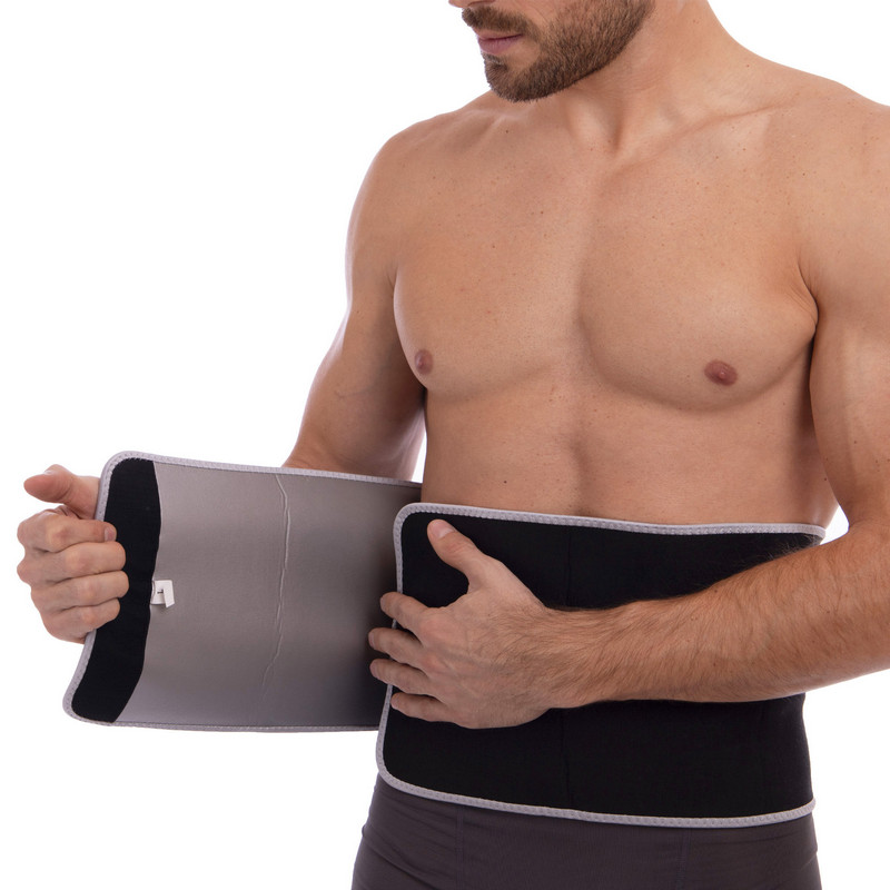 Пояс для схуднення з композитної тканини Nano Hot Silver HEATOUTFIT ST-2148-XL розмір 110смх28смх3мм чорний