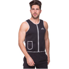 Жилет для схуднення з ефектом сауни HEATOUTFIT ST-2153 M-3XL чорний