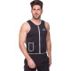 Жилет для схуднення з ефектом сауни HEATOUTFIT ST-2153 M-3XL чорний
