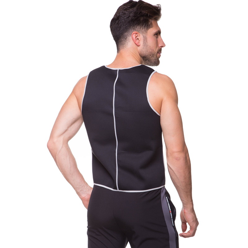 Жилет для схуднення з ефектом сауни HEATOUTFIT ST-2153 M-3XL чорний