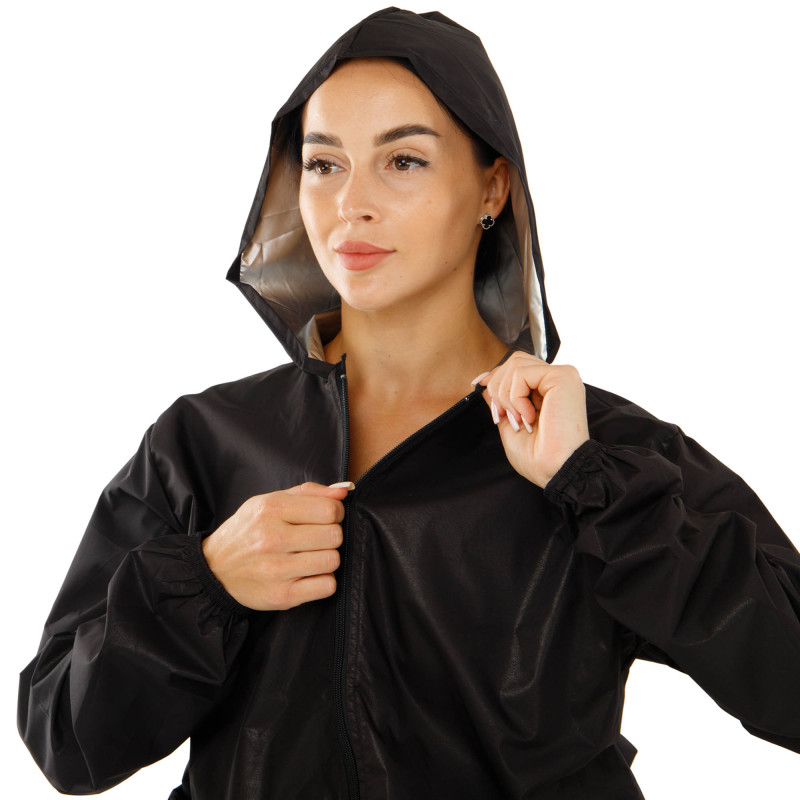 Костюм-сауна для схуднення SAUNA SUIT SIBOTE ST-6001 XL-4XL чорний