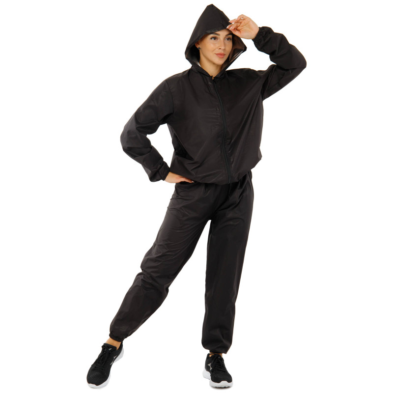 Костюм-сауна для схуднення SAUNA SUIT SIBOTE ST-6001 XL-4XL чорний