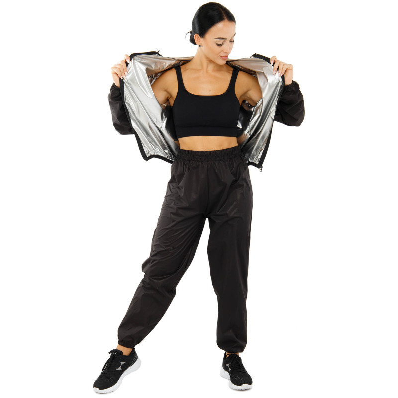 Костюм-сауна для схуднення SAUNA SUIT SIBOTE ST-6001 XL-4XL чорний