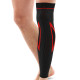Бандаж еластичний подовжений компресійний на гомілку і коліно Knee compression sleeve SIBOTE ST-7218 1шт