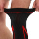 Бандаж еластичний подовжений компресійний на гомілку і коліно Knee compression sleeve SIBOTE ST-7218 1шт