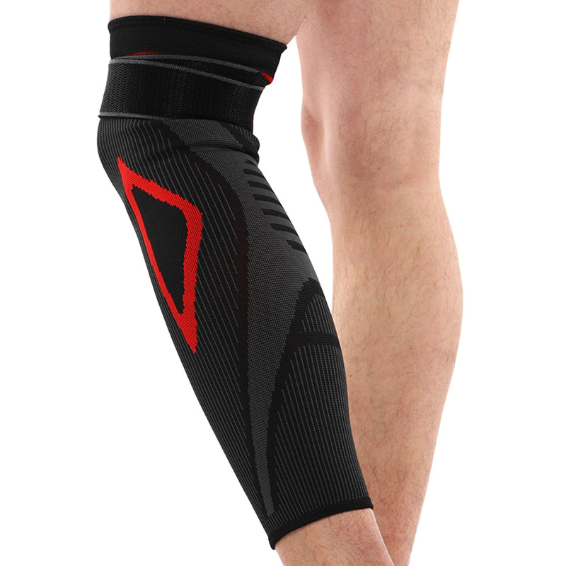 Бандаж еластичний подовжений компресійний на гомілку і коліно з фіксуючим ременем Knee compression sleeve SIBOTE ST-7219 1шт