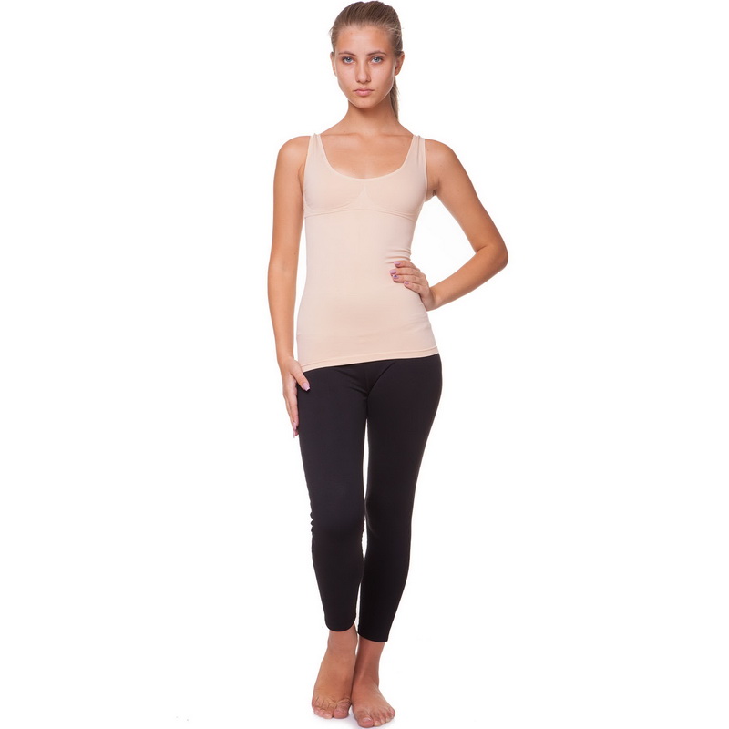 Майка стягуюча коригуюча з ефектом пуш-ап Sibote Thin vest ST-9161 S-3XL кольори в асортименті