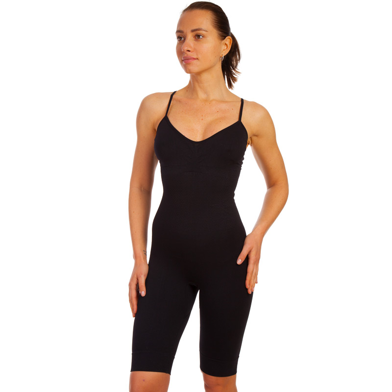 Комбідрес стягуючий коригуючий з ефектом пуш-ап SP-Sport Control Bodysuit ST-9163 розмір S-3XL тілесний