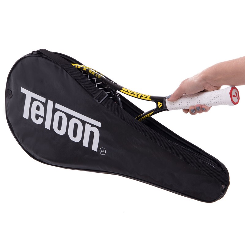 Чохол для ракетки великого тенісу TELOON ST1202 72x30см чорний-білий