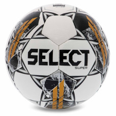 М'яч футбольний SELECT SUPER FIFA QUALITY PRO V23 SUPER-FIFA-WGR №5 білий-сірий
