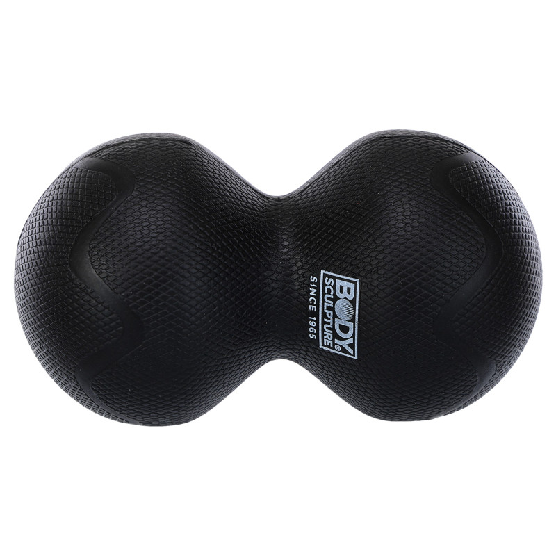 М'яч масажний подвійний для МФР та самомасажу Duoball BODY SCULPTURE SXBB-0122-B ø6,5см чорний