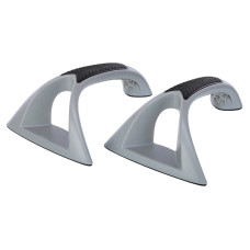 Упори для віджимань 2штуки BODY SCULPTURE SXBB-634-B PUSH-UP BAR чорний-сірий