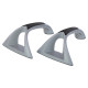 Упори для віджимань 2штуки BODY SCULPTURE SXBB-634-B PUSH-UP BAR чорний-сірий