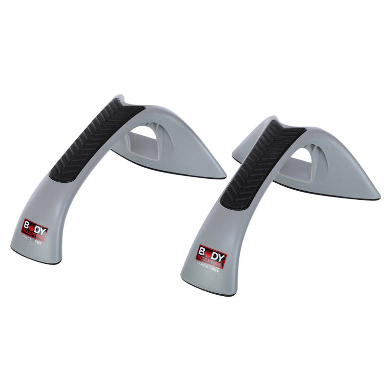 Упори для віджимань 2штуки BODY SCULPTURE SXBB-634-B PUSH-UP BAR чорний-сірий