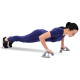 Упори для віджимань 2штуки BODY SCULPTURE SXBB-634-B PUSH-UP BAR чорний-сірий
