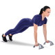 Упори для віджимань 2штуки BODY SCULPTURE SXBB-634-B PUSH-UP BAR чорний-сірий