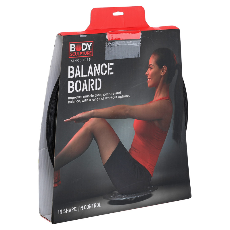 Диск балансувальний балансборд з регулюванням висоти BALANCE BOARD BODY SCULPTURE SXBB-6360-B ø40см чорний
