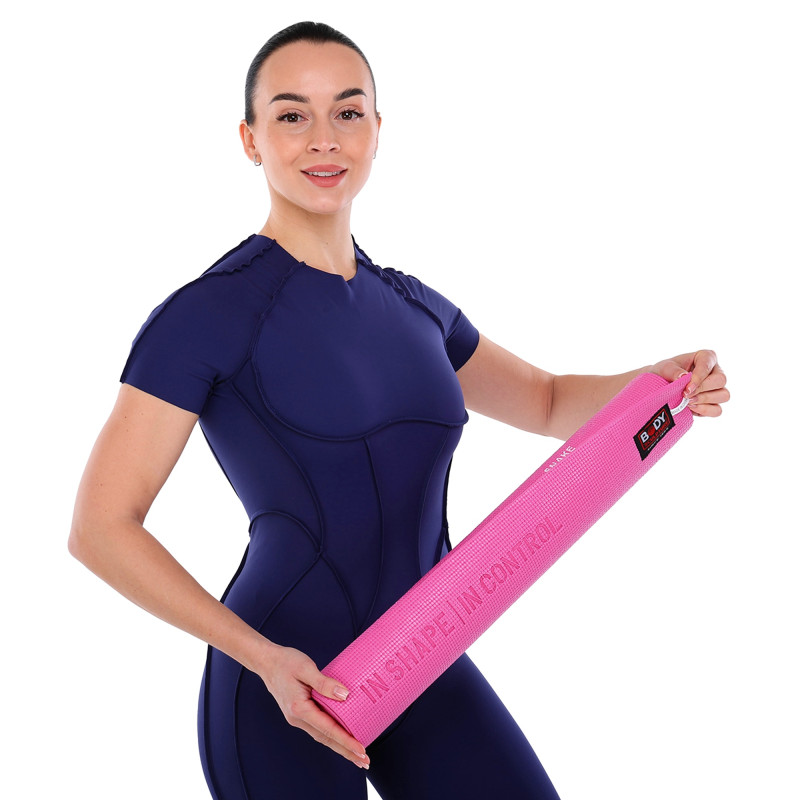 Килимок для фітнесу та спорту BODY SCULPTURE SXBB-8300G5PK-R 152x55x0,4см рожевий