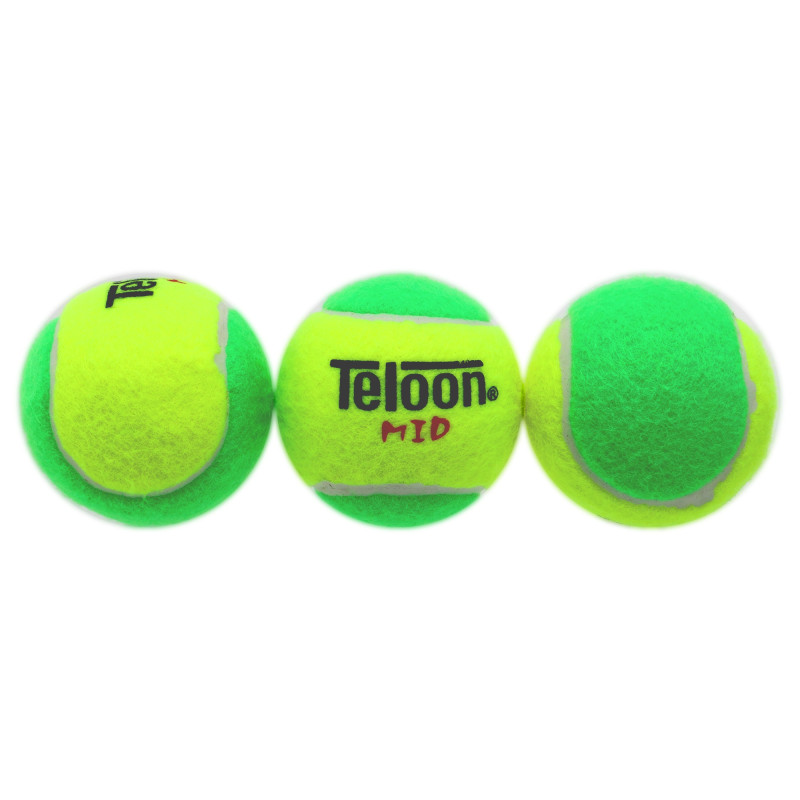 М'ячі для великого тенісу TELOON KIDS MID Stage-1 48шт зелений-салатовий