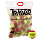 М'ячі для великого тенісу TELOON KIDS 70 Stage-3 48шт червоно-салатовий