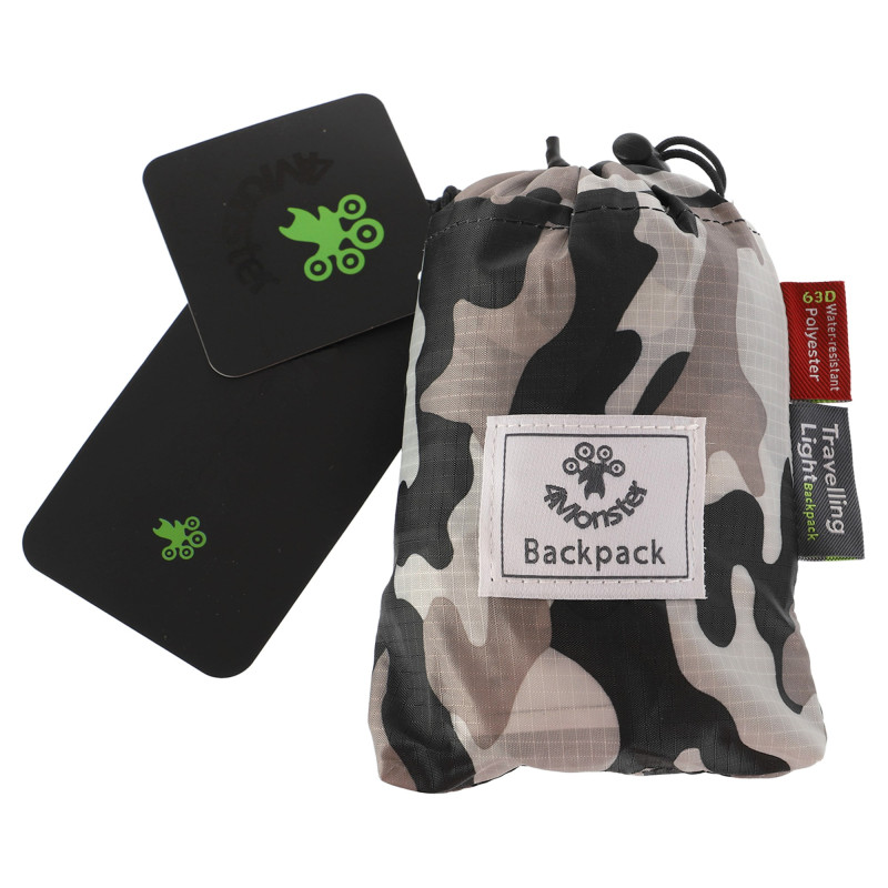 Рюкзак складний портативний WATER RESISTANT PORTABLE 4Monster T-CDB-16 16л кольори в асортименті