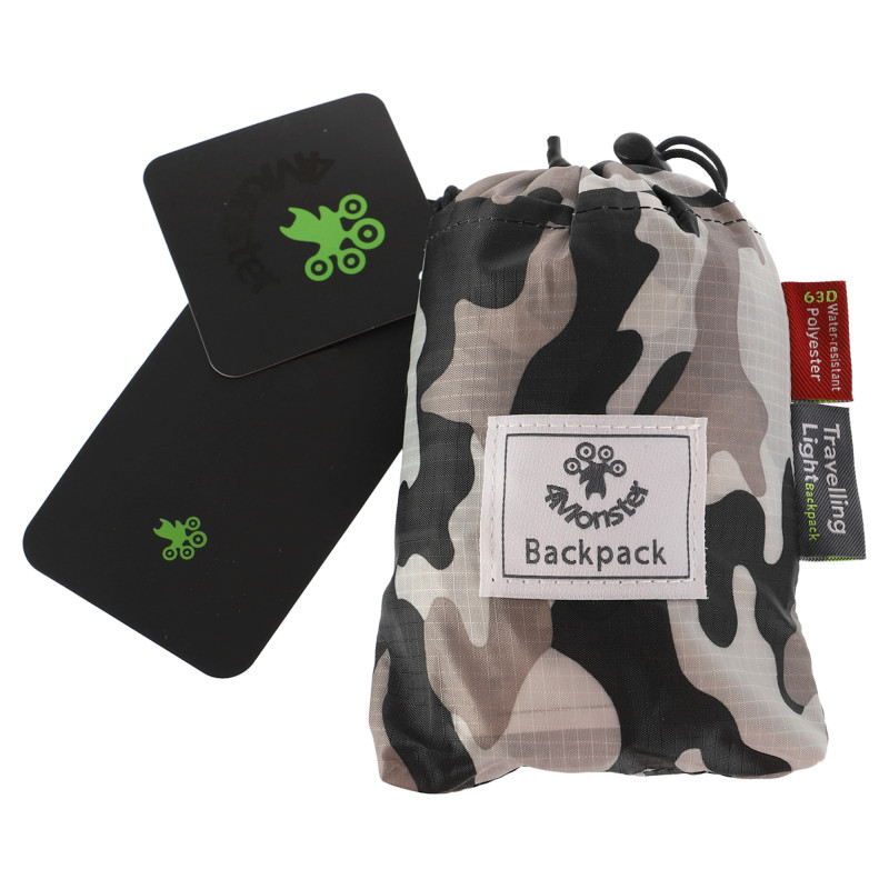 Рюкзак складний портативний WATER RESISTANT PORTABLE 4Monster T-CDB-24 24л кольори в асортименті