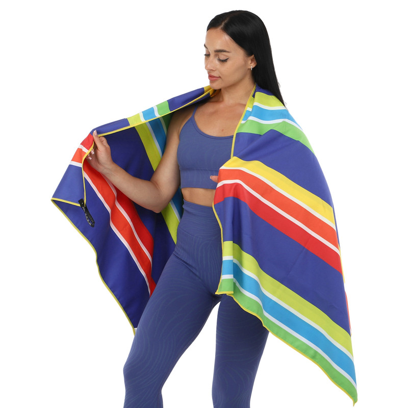 Рушник для пляжу та басейну з мікрофібри RAINDOW BEACH TOWEL T-RST 80х160см кольори в асортименті