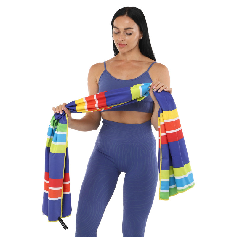 Рушник для пляжу та басейну з мікрофібри RAINDOW BEACH TOWEL T-RST 80х160см кольори в асортименті