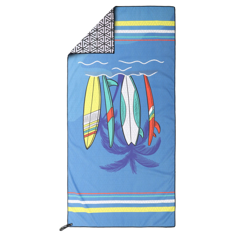 Рушник для пляжу та басейну з мікрофібри SURFBOARD BEACH TOWEL T-SBT 80х160см кольори в асортименті
