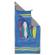 Рушник для пляжу та басейну з мікрофібри SURFBOARD BEACH TOWEL T-SBT 80х160см кольори в асортименті