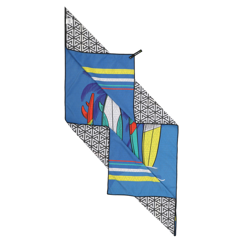 Рушник для пляжу та басейну з мікрофібри SURFBOARD BEACH TOWEL T-SBT 80х160см кольори в асортименті