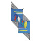 Рушник для пляжу та басейну з мікрофібри SURFBOARD BEACH TOWEL T-SBT 80х160см кольори в асортименті