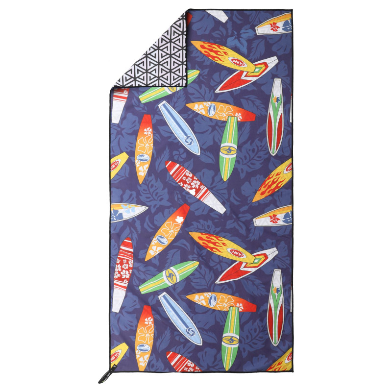 Рушник для пляжу та басейну з мікрофібри SURFBOARD BEACH TOWEL T-SBT 80х160см кольори в асортименті