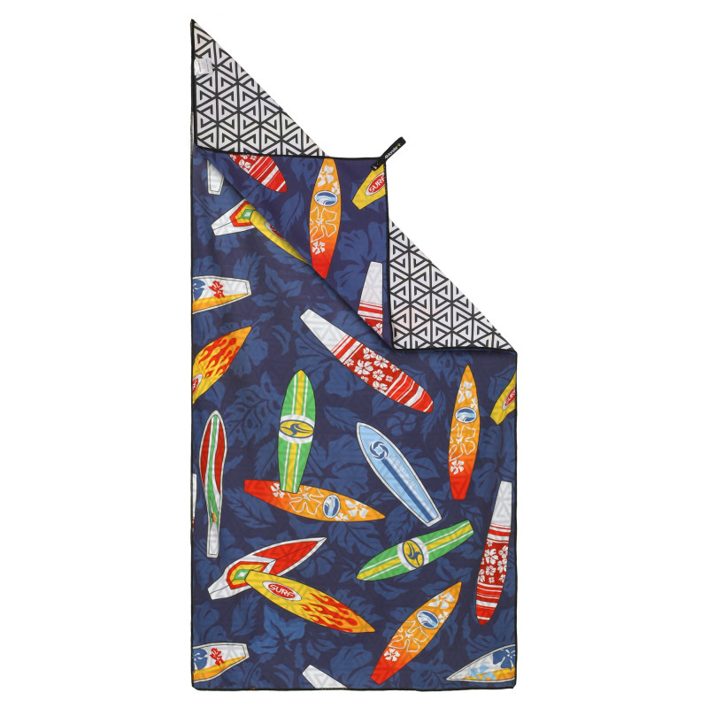 Рушник для пляжу та басейну з мікрофібри SURFBOARD BEACH TOWEL T-SBT 80х160см кольори в асортименті