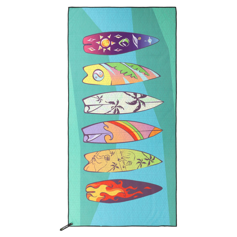 Рушник для пляжу та басейну з мікрофібри SURFBOARD BEACH TOWEL T-SBT 80х160см кольори в асортименті