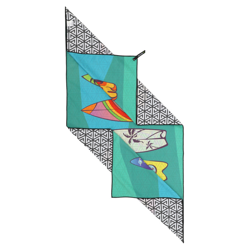 Рушник для пляжу та басейну з мікрофібри SURFBOARD BEACH TOWEL T-SBT 80х160см кольори в асортименті